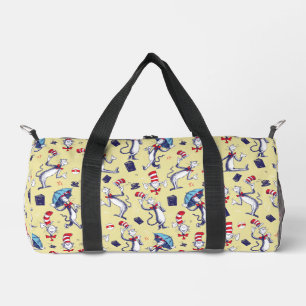 Sac De Sport Chat Dans Le Casquette   Motif jaune