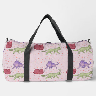 Sac De Sport Chats Aliens Espace Fantaisiste Chat Drôle Sci-Fi
