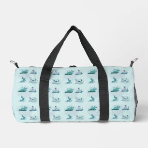 Sac De Sport Chats de yoga vert