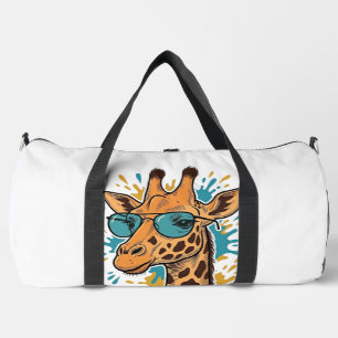 Sac De Sport Chemise Lunettes de soleil girafe gravées vintage