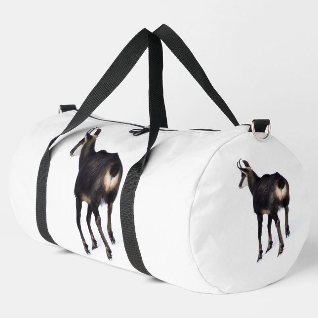 Sac De Sport Chèvre montagneuse minimaliste chamois alpin sur n (Coin gauche)