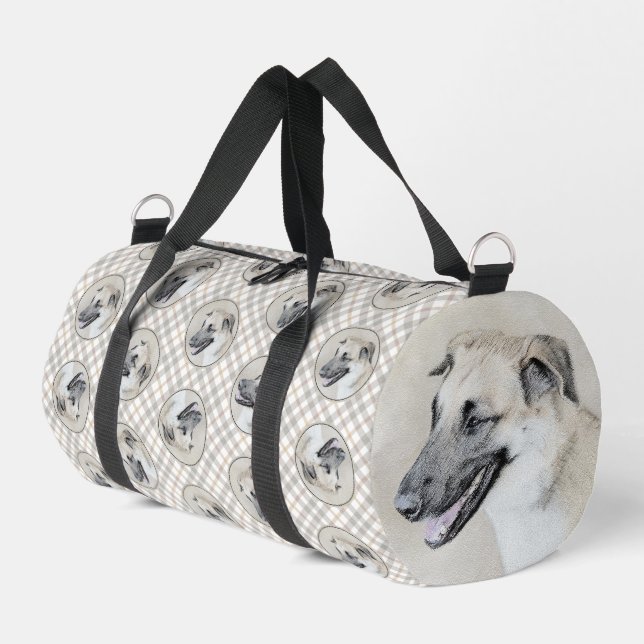 Sac De Sport Chinook Helicopter Ear Peinture Chien Art original (Coin gauche)