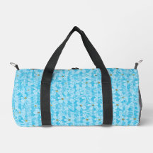 Ciel Doux Bleu & Motif Floral À l'aquarelle Blanc