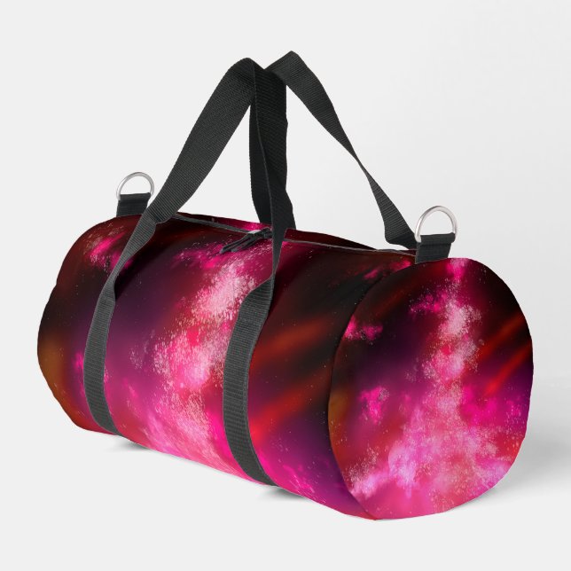 Sac De Sport Ciel nocturne rose (Coin gauche)