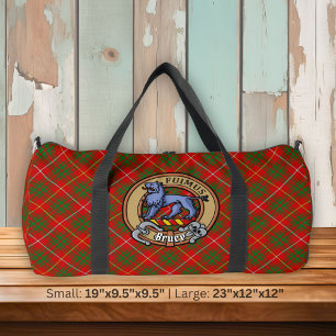 Sac De Sport Cimier du clan Bruce sur tartan