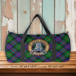 Sac De Sport Cimier du clan Malcolm sur tartan