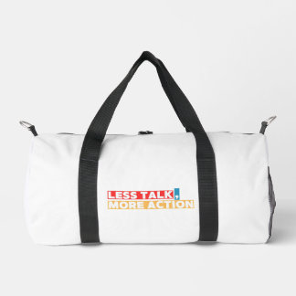 Sac De Sport Citation Motivationnelle Gras – Moins de Paroles,