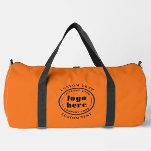 Sac De Sport Citrouille Orange Company Logo Entreprise Promotio