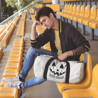 Citrouille personnalisée Halloween nom noir & blan