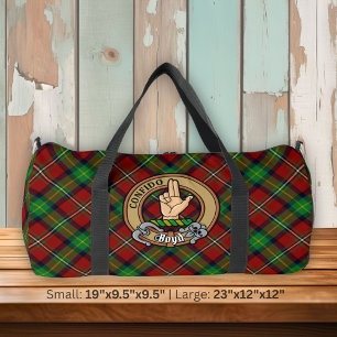 Sac De Sport Clan Boyd Crest sur Tartan