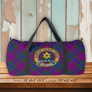 Sac De Sport Clan Wardlaw Crest sur Tartan