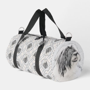 Sac De Sport Collie à poils Beardie Black Dessin mignon Chien A