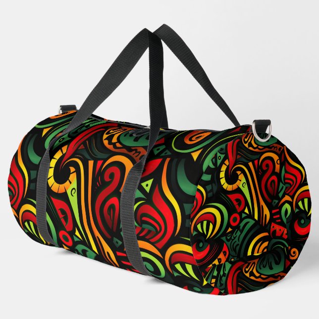 Sac De Sport Colorful Abstract  (Coin gauche)