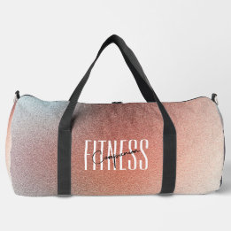 Sac De Sport Compagnon de Fitness Grain Orange Moderne Doux