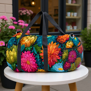 Sac De Sport Compagnon de voyage en fleurs