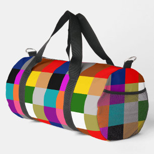 Sac De Sport Conception de blocs de couleur gras multicolores