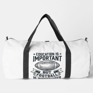 Sac De Sport Conception de chemise vintage d'éducation de footb
