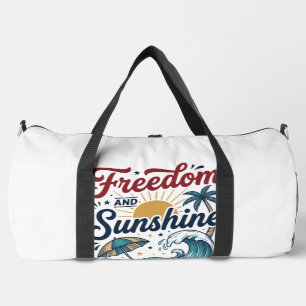 Sac De Sport Conception de maillot de plage vintage Liberté Et 