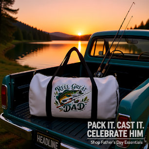 Sac De Sport Conception de pêche Papa Superbe