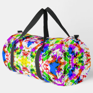 Sac De Sport Conception de peinture éclaboussée colorée mignonn