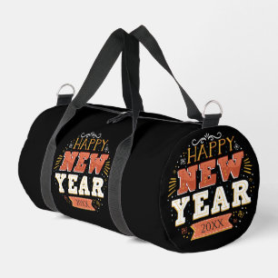 Sac De Sport Conception personnalisée vintage Bonne Année Eve D
