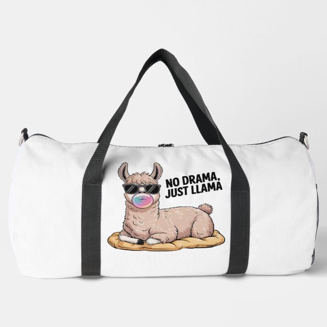 Sac De Sport Cool Llama No Drama Attitude (Recto)