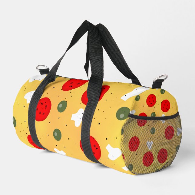 Sac De Sport Cool plaisir pizza pepperoni champignon (Coin droit)