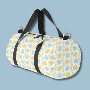 Sac De Sport Coquillage et vagues de plage Été