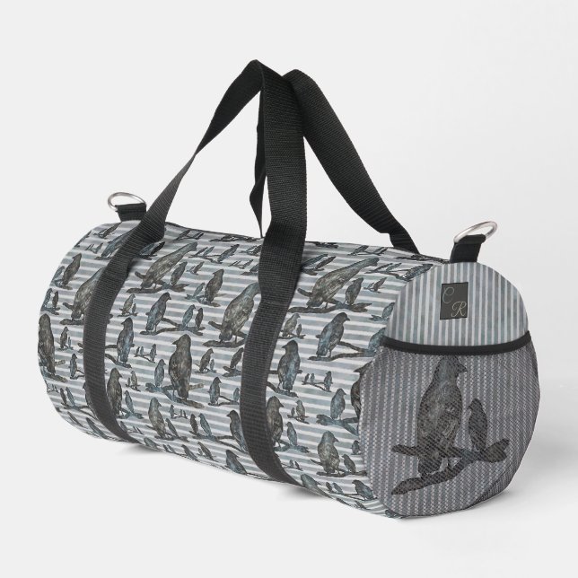 Sac De Sport Corbeau Corbeau Crow (Coin droit)