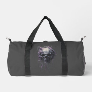 Sac De Sport Crâne Éthéré Abstrait Art Grunge Sombre