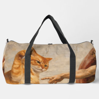 Sac De Sport Création d'Adam avec le chat Sarca, une œuvre d'ar