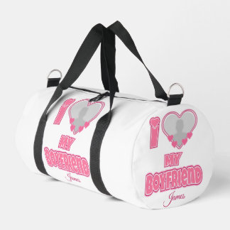 Sac De Sport Custom I Love My Boyfriend - Ajouter photo et nom