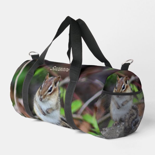 Sac De Sport Cute Chipmunk Faune Animal Personnalisé (Coin droit)
