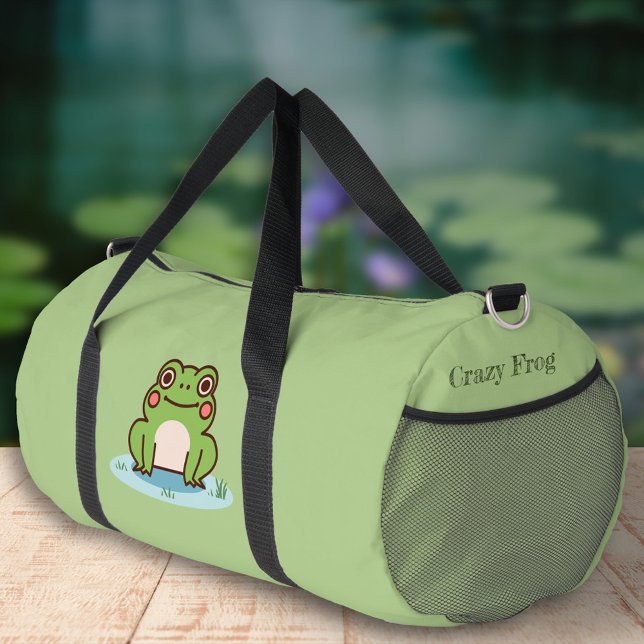 Sac De Sport Cute grenouille verte (Cute Frog Duffle Bag)