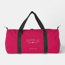 Cute Magenta Nom personnalisé "Ballet Everyday"