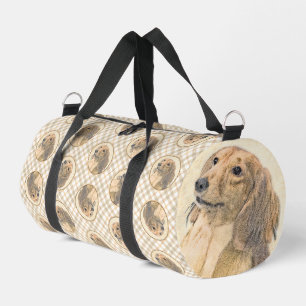 Sac De Sport Dachshund Longhaerienne peinture rouge original ch