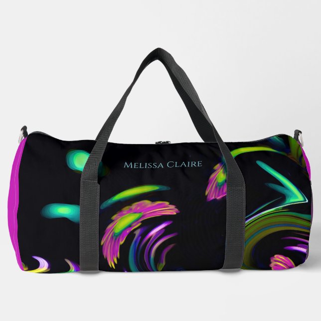 Sac De Sport Daisy Jungle (Grand Rose Chaud) Duffle (Recto)
