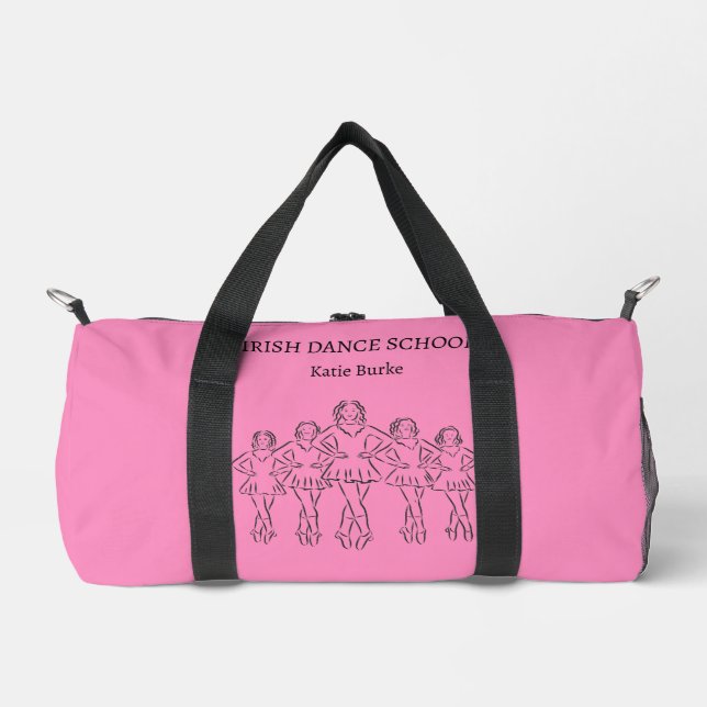 Sac De Sport Danseur irlandais personnalisé (Recto)