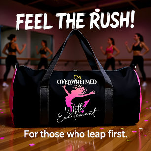 Sac De Sport Danseur submergé d'enthousiasme