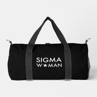 Sac De Sport Déclaration d'état d'esprit de la femme Sigma Noir
