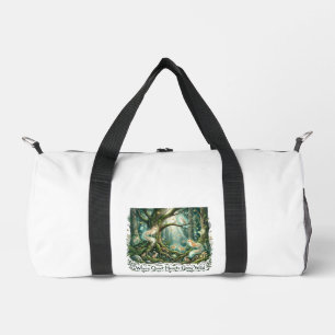 Sac De Sport Décor de nature fantaisiste de la forêt
