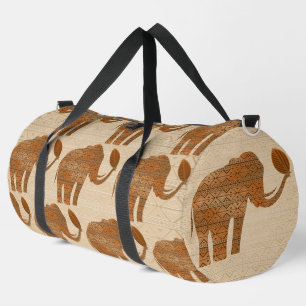 Sac De Sport Design d'art tribal des éléphants