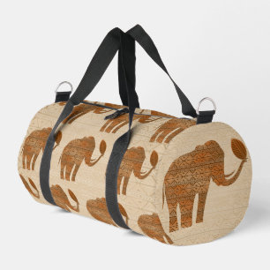Sac De Sport Design d'art tribal des éléphants