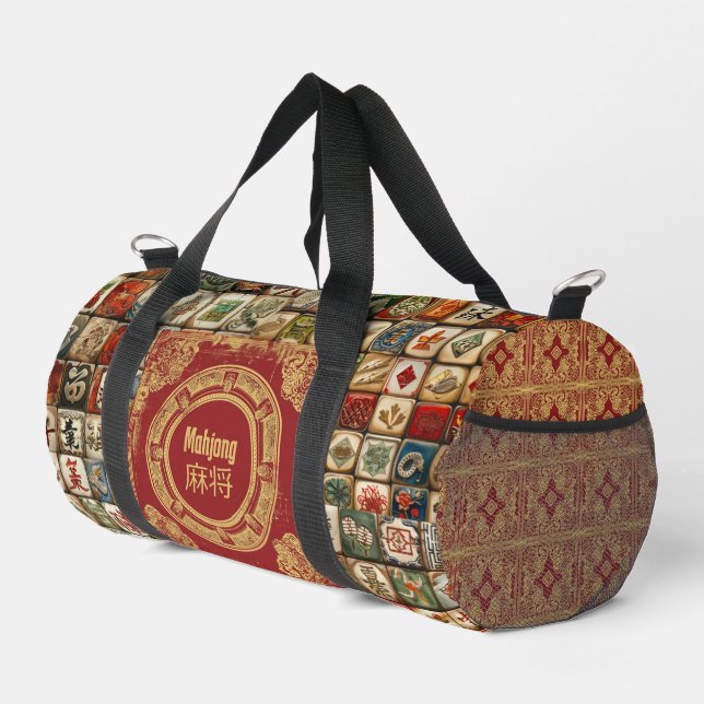 Sac De Sport Designs de Mahjong vintages (Coin droit)