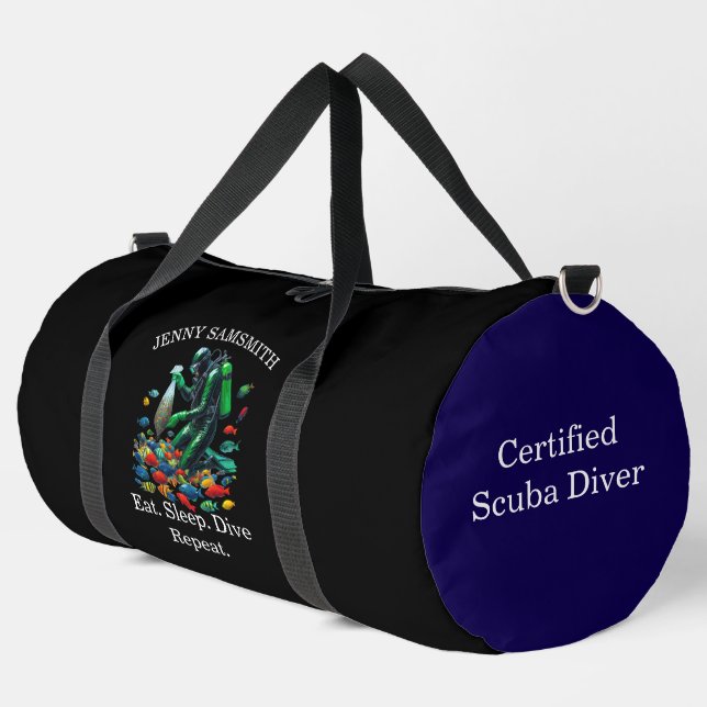 Sac De Sport Dive Life : Ocean Adventures Await! (Coin gauche)