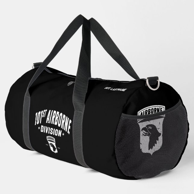 Sac De Sport Division personnalisée de la 101e Airborne "Scream (Coin droit)