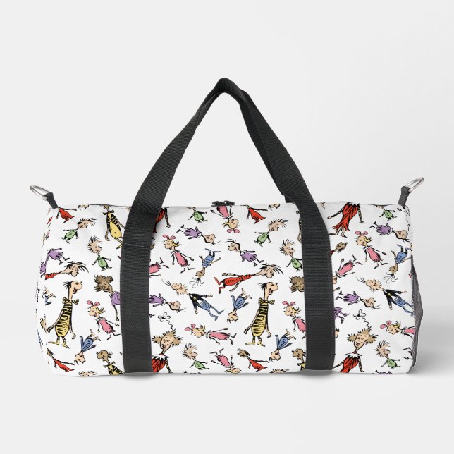 Sac De Sport Dr. Seuss Whoville Characters Festive Pattern (Recto)