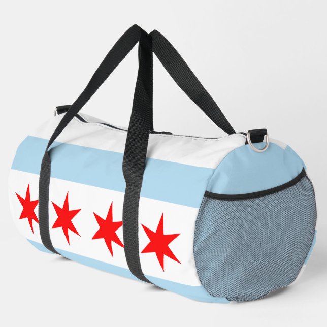 Sac De Sport Drapeau de Chicago, Illinois (Coin droit)