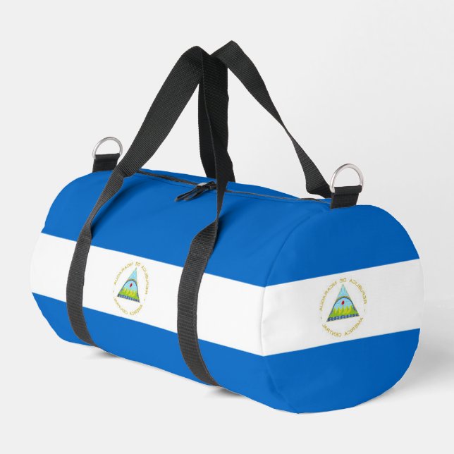 Sac De Sport Drapeau du Nicaragua (Coin gauche)
