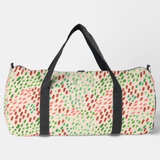 Sac De Sport Earth Tone Hand Painted Dots